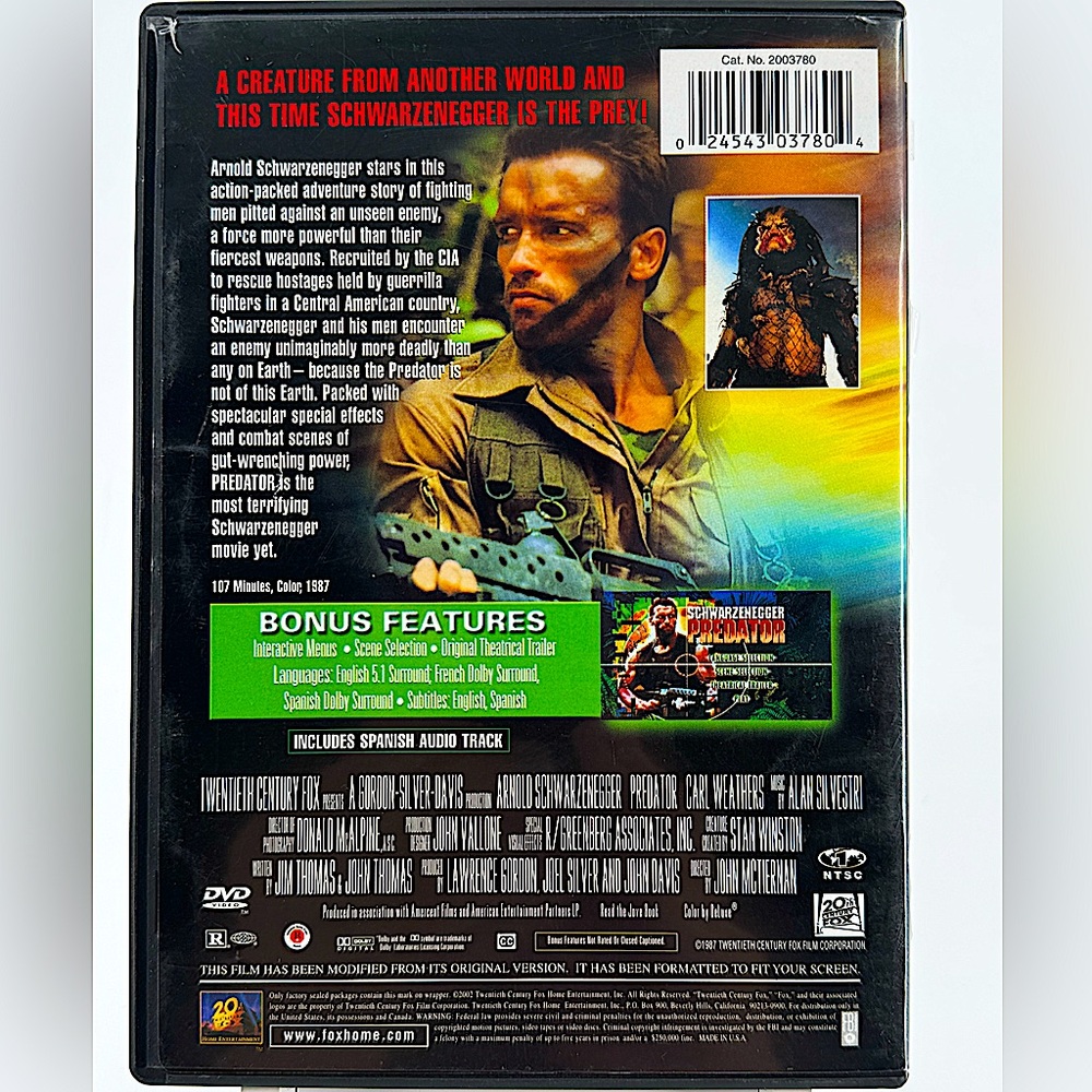 Predator on DVD. - Picture 3 of 4